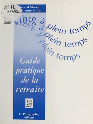 cover image of Libre à plein temps